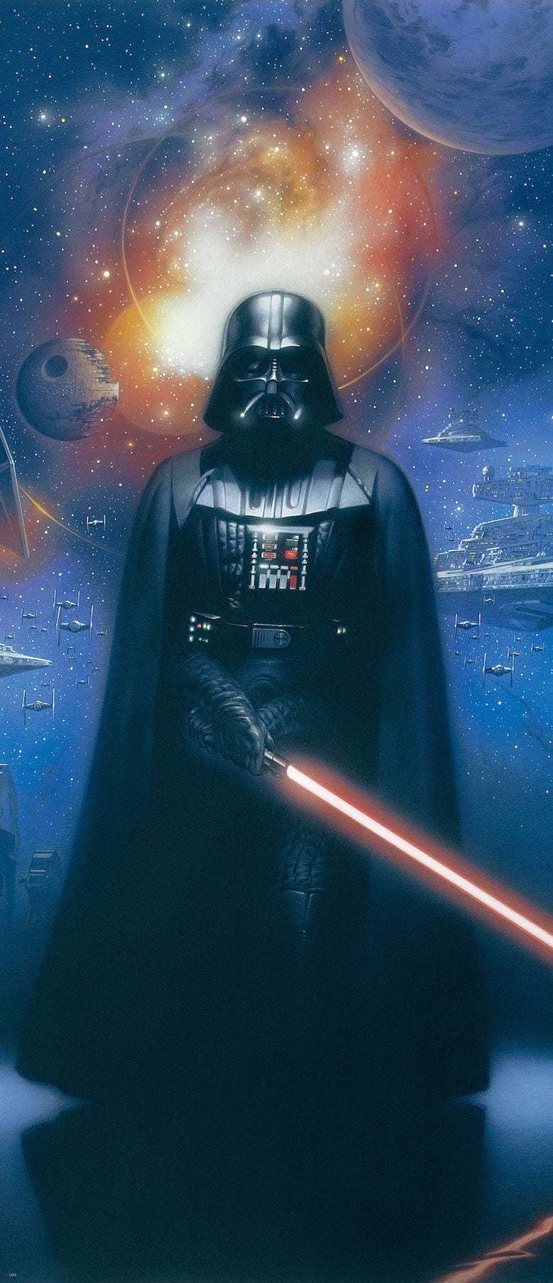 Darth Vader Star Wars dør fototapet - Køb non-woven kvalitet