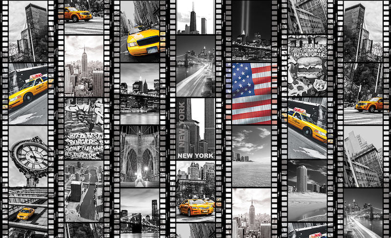 USA, New York, Manhattan, Yellow Cap fototapet - Non-woven fototapet