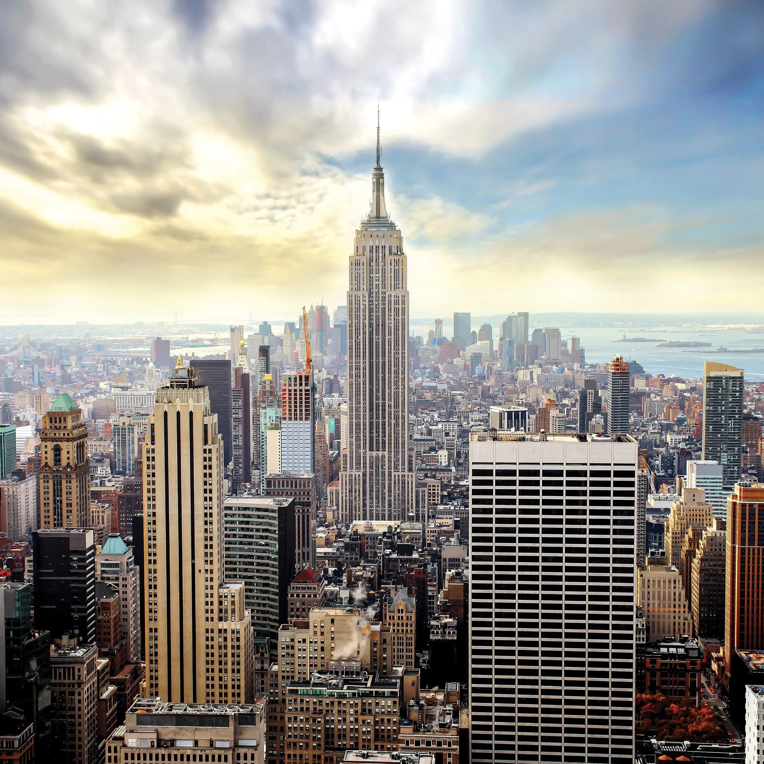 Billede 13 af Fototapet - Empire State Building i New York med skyline