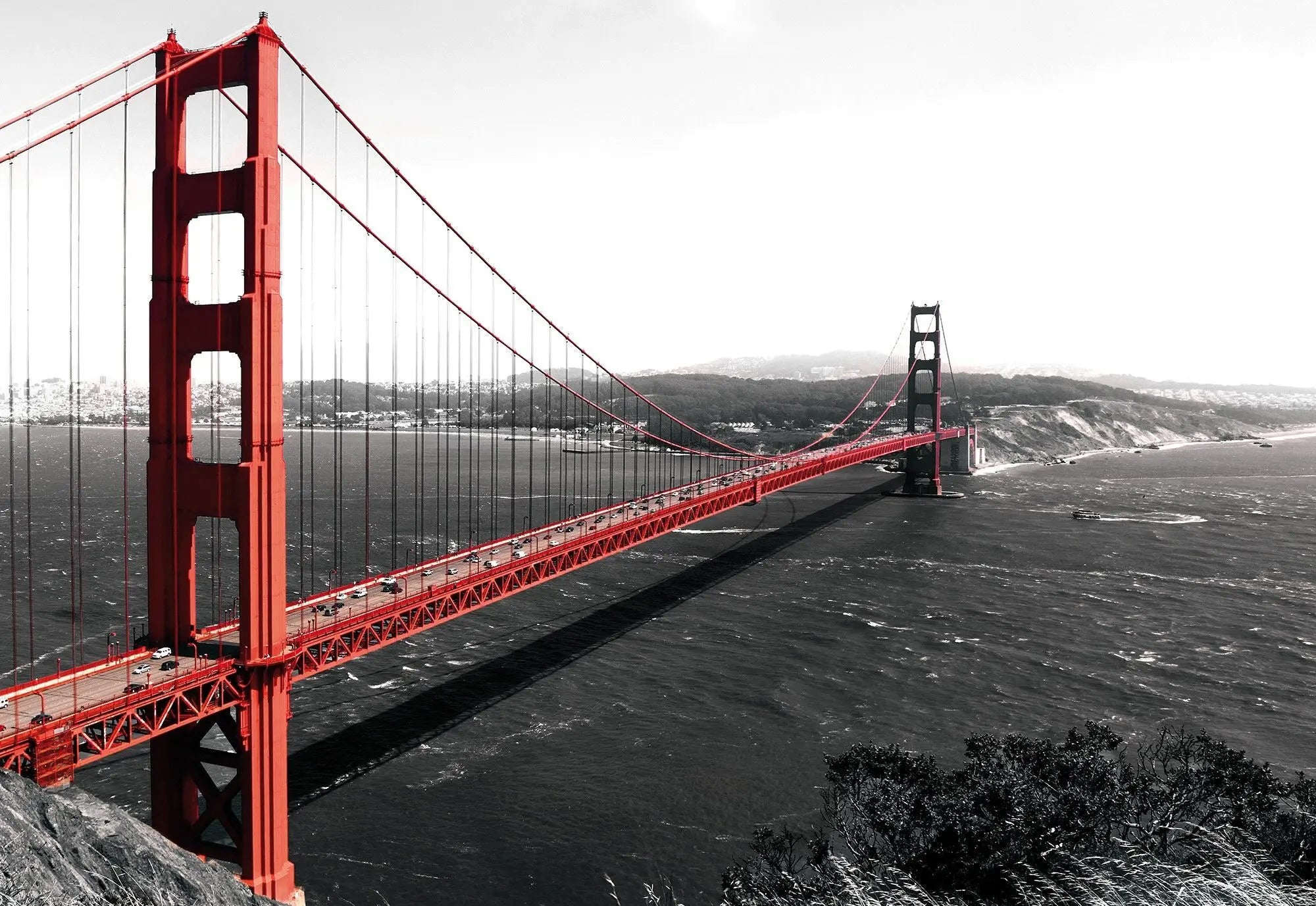 Billede 1 af Fototapet - Golden Gate Bridge i San Francisco