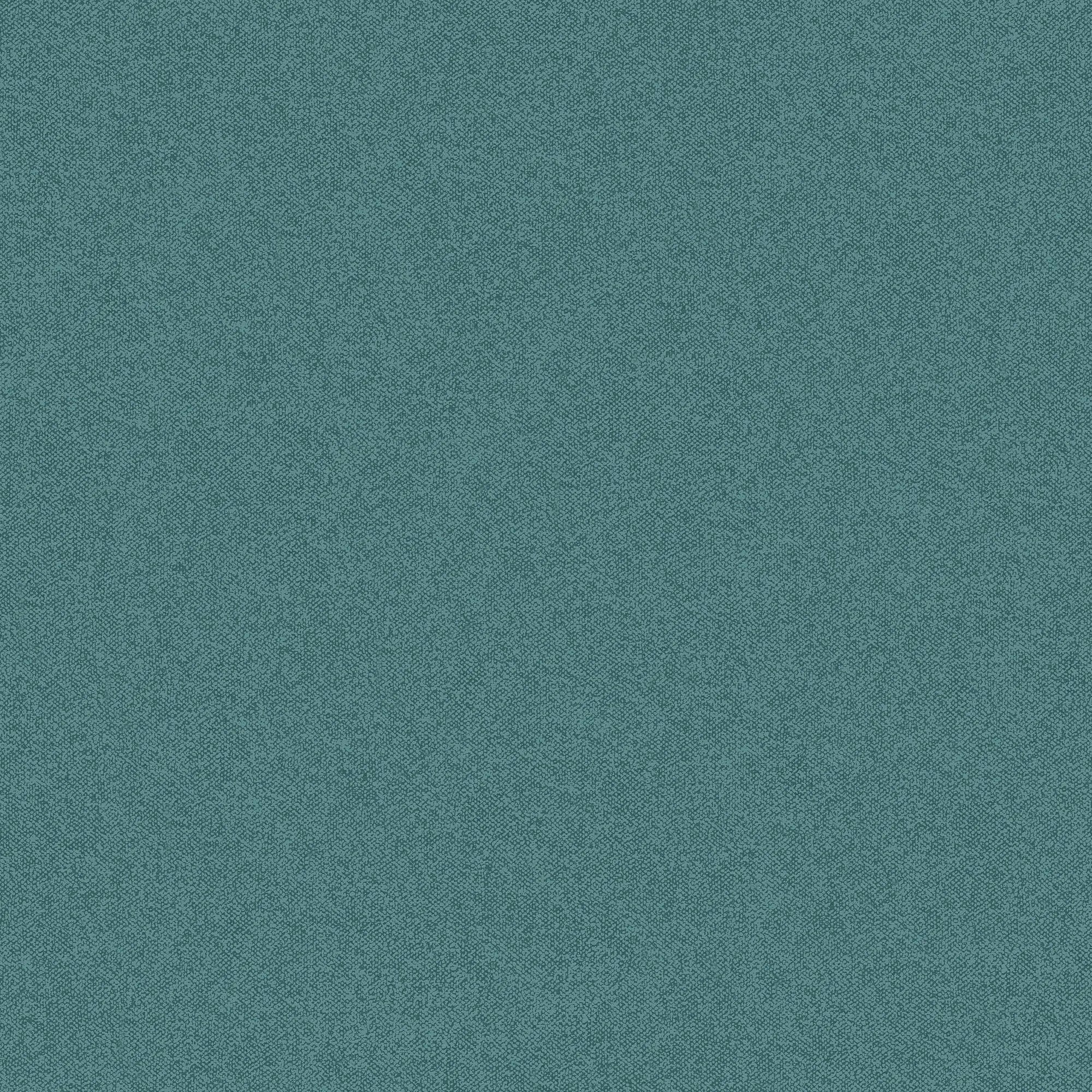 Closeup af Imperial Linen - Turquoise tapet, der viser teksturen og den turkisblå farve.