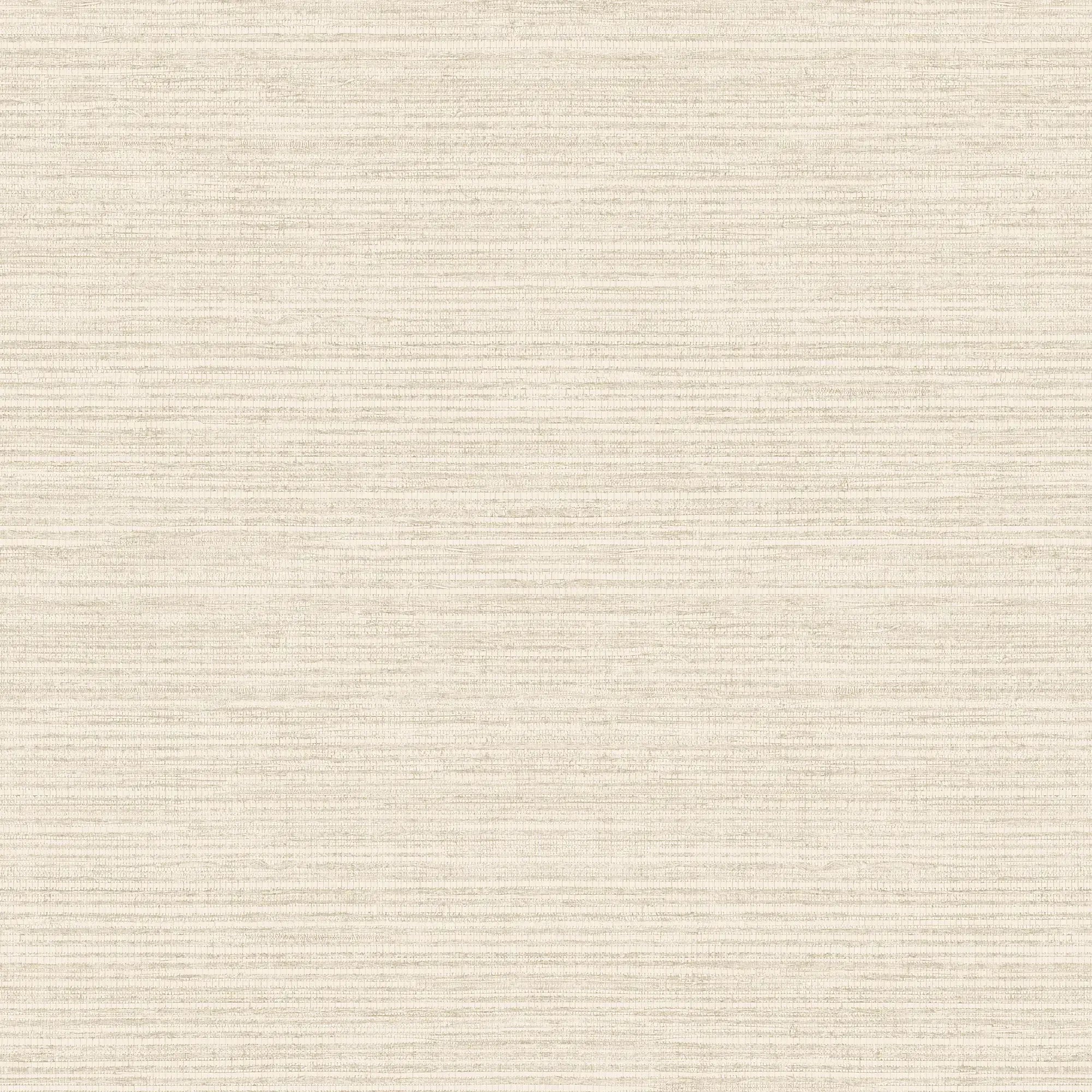 Billede af Linen Texture - Cream tapet fra Nicetapet.dk uden yderligere dekoration, viser den subtile tekstur i en ensartet cremefarvet nuance.