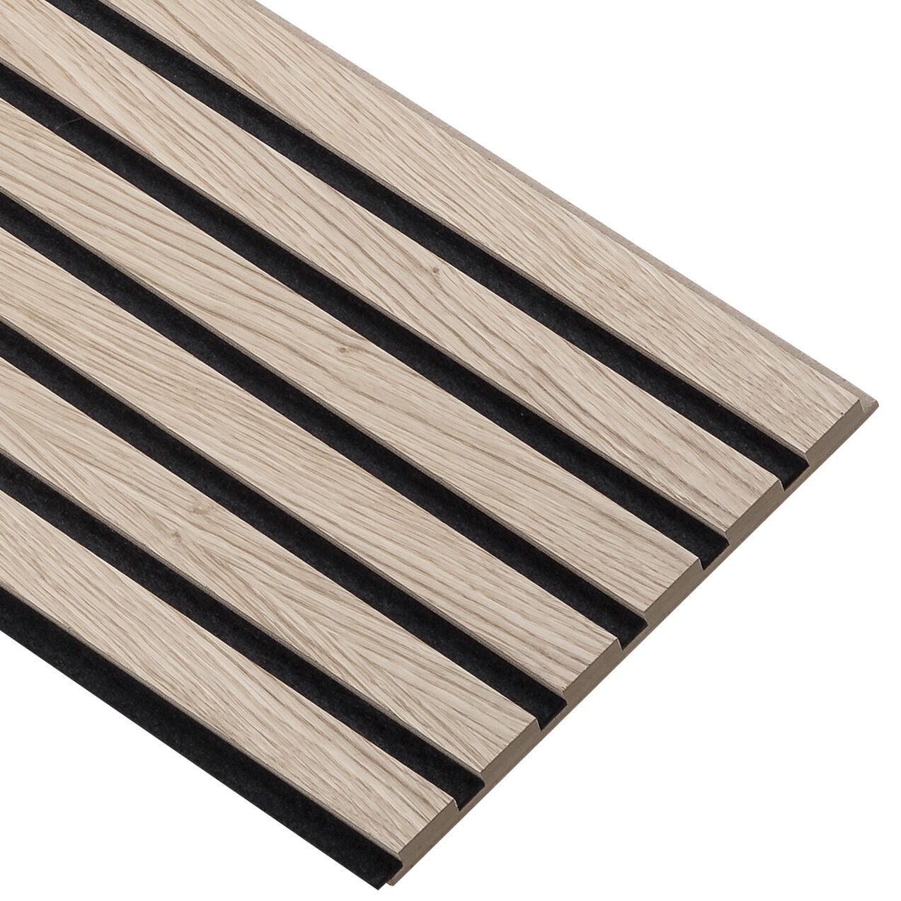 Natur Basic sort filt Eg Akustikpanel 240cm. - Køb trælamel paneler her fra I-wood