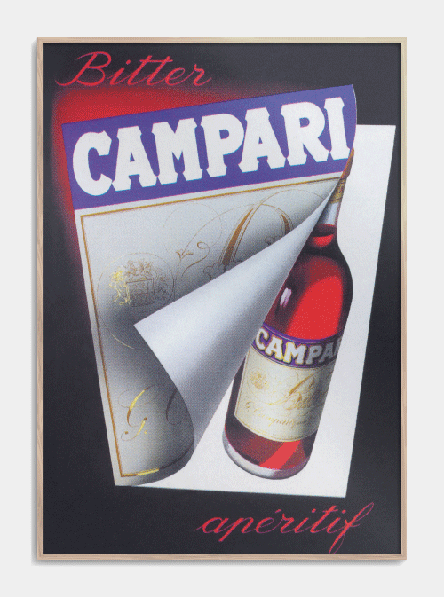 Campari Aperitif Retro plakat 50 X 70cm. - Køb gamle retro plakater her