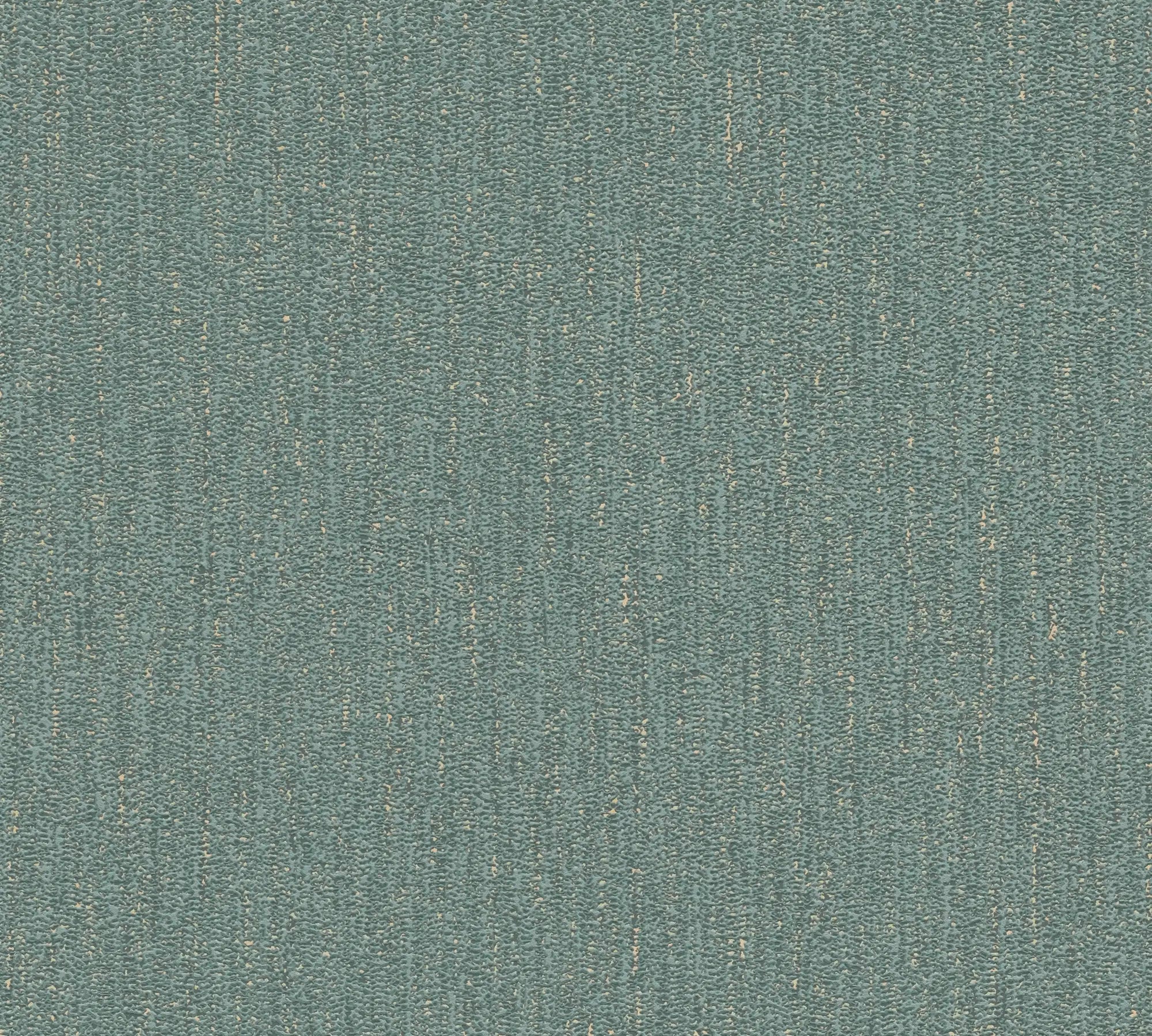 Nærbillede af tapetmønsteret Textured Calm - Teal, der viser teksturen og den blå-grønne farve.