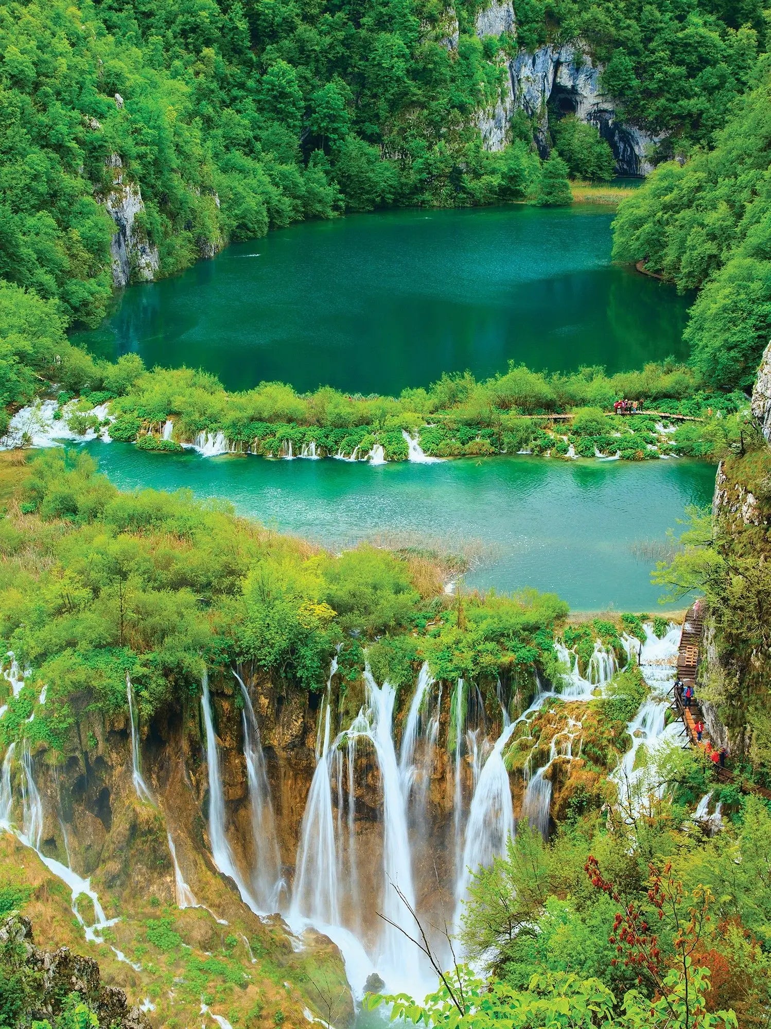 Billede 7 af Fototapet - Vandfald og søer i Plitvice Nationalpark, Kroatien